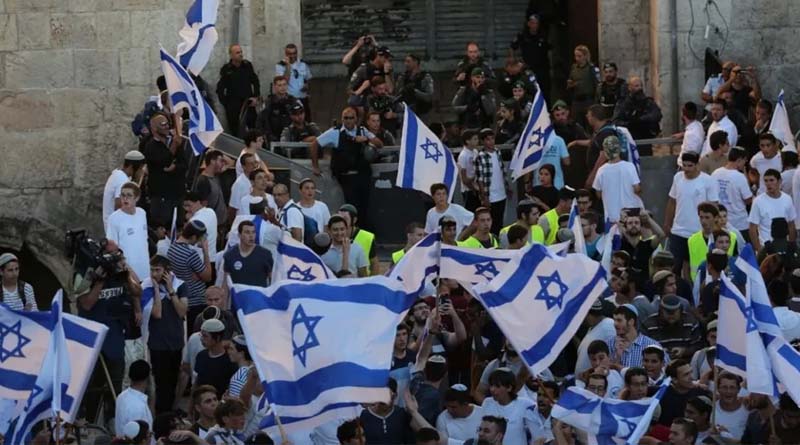 Siyonist rejim ateşle oynuyor!: İşgal rejimi, yahudi yerleşimcilerin Kudüs’teki bayrak yürüyüşüne izin verdi!